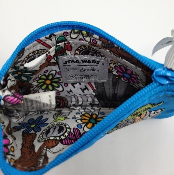 Vera Bradley Yoda Star Wars Zip ID Case - Picture 3 of 6